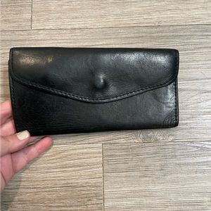 ABLE Black Leather Wallet Cardholder